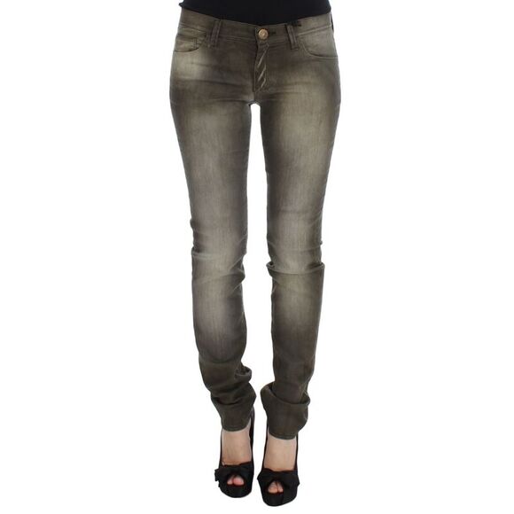Ermanno Scervino SIG30294 Slimfit Jeans Women Gray Jeans & Pants - Picture 1 of 6